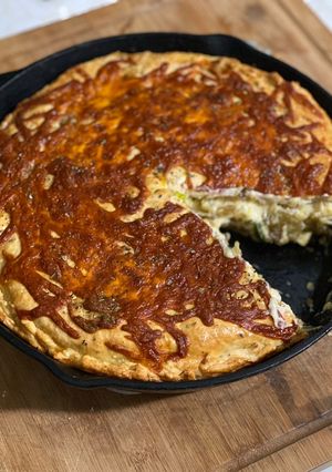 A picture of Beef Bacon & Brussels Pot Pie.