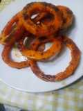 Aros de calabacín a la plancha