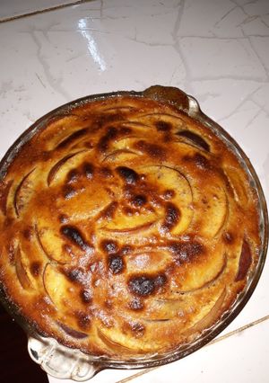 Una foto de Tarta de manzana suave