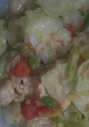 Foto resep Cah baby kaylan + tahu