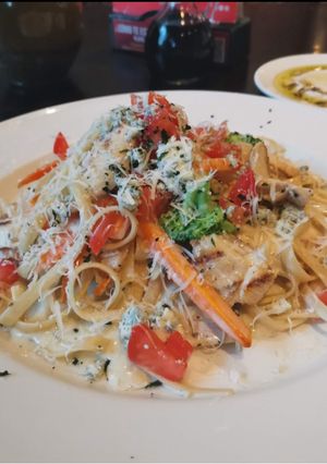Una foto de Fettuccini a la Griglia