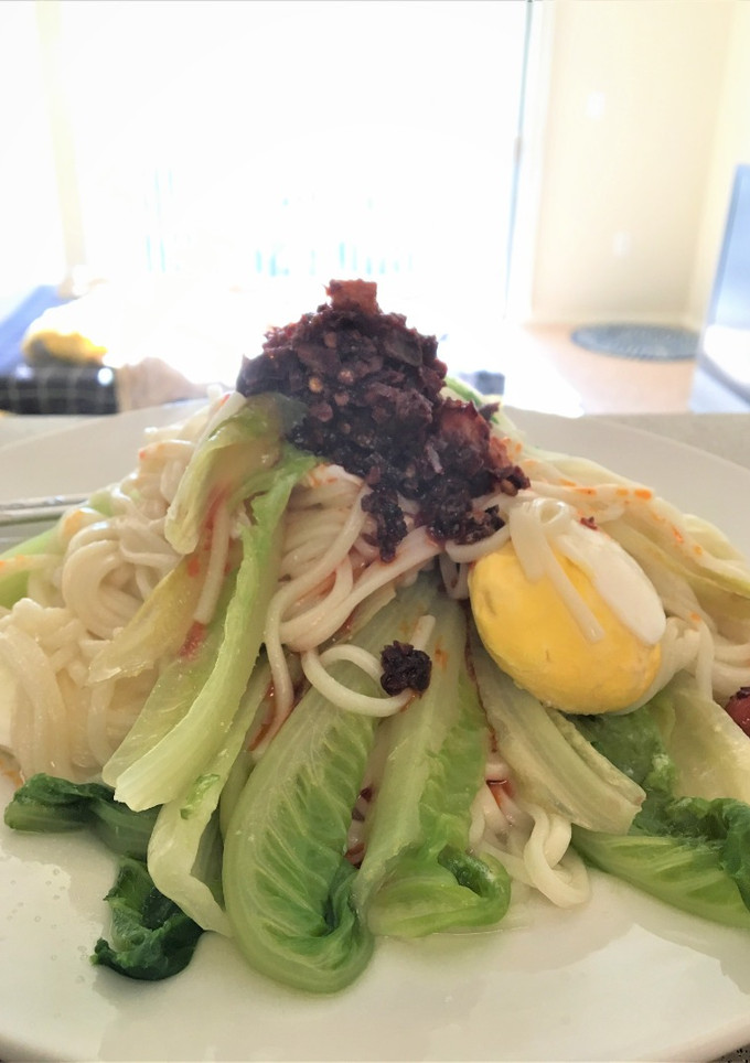 宿舍版-老乾媽拌麵【10分鐘】【中式】【家常菜】【簡餐】 的食譜成品照片