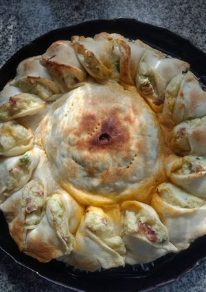 Una foto de Tarta de puré y carne