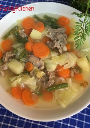 Foto resep Sayur sop bening simple rumahan