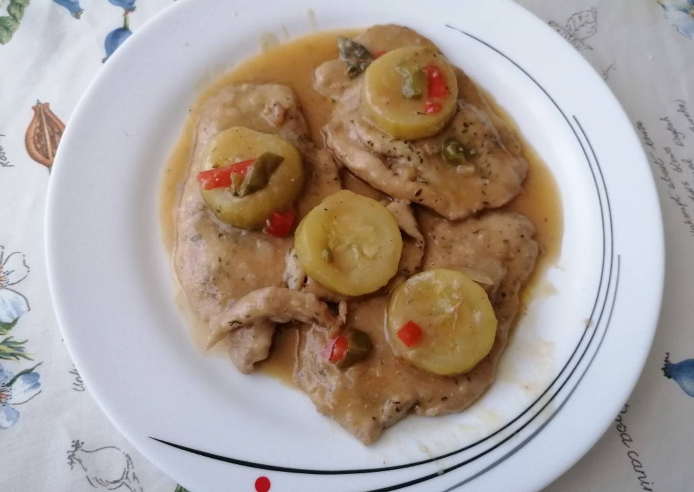 Pechugas de pollo en salsa