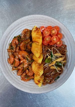 Hình của món Tép sông ram dừa lửa - lá chanh [Eat clean - Lose weight].