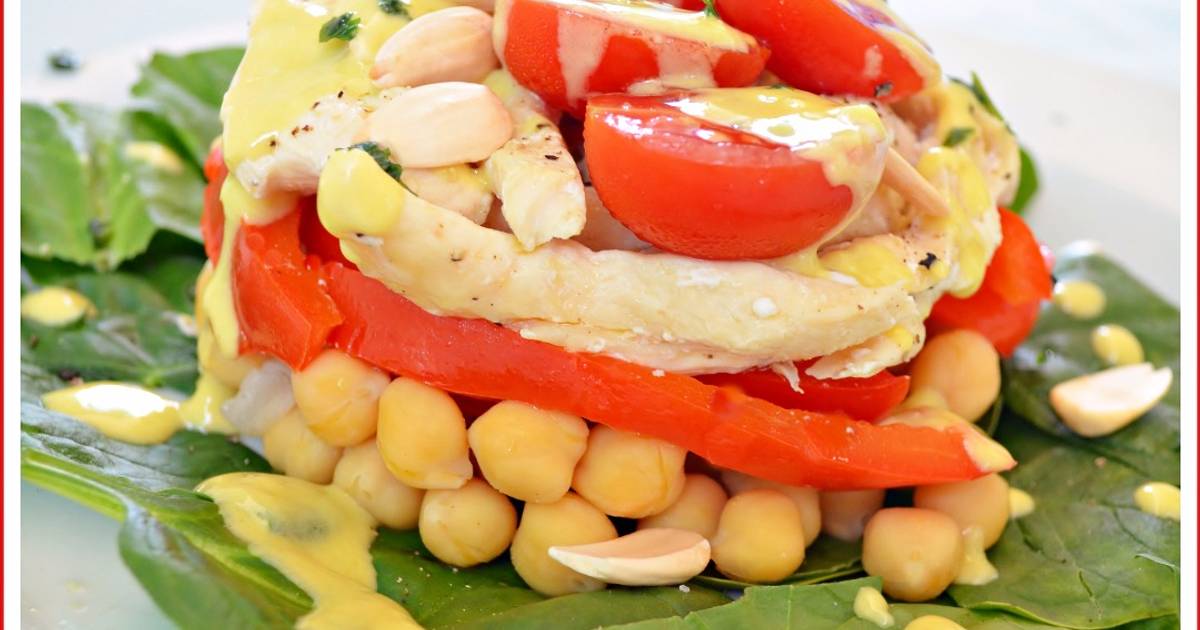 Ensalada templada de garbanzos. (Thermomix) Receta de PILAR Cookpad