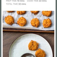 A picture of Sweet Potato Salmon Patties.