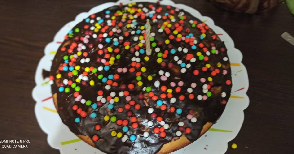 کیک موز بدون شیر