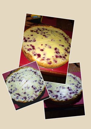 Una foto de Kuchen de frambuesa