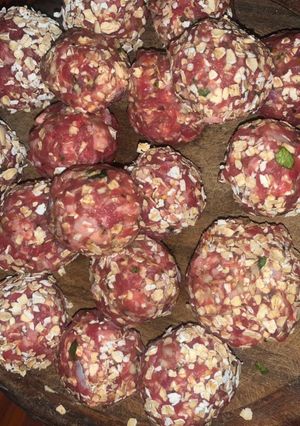 Una foto de Albóndigas con avena