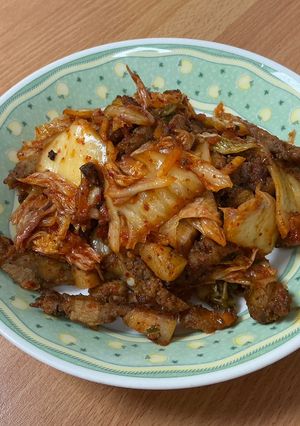 超下飯—泡菜炒豬肉 的食譜成品照片