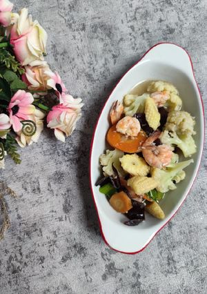 Foto resep Capcay udang