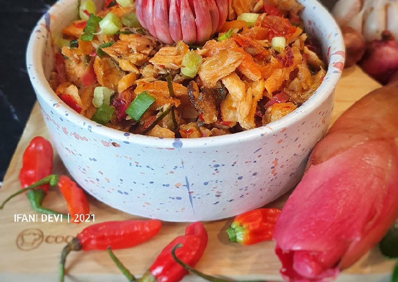 334. Salmon Kecombrang Pedas