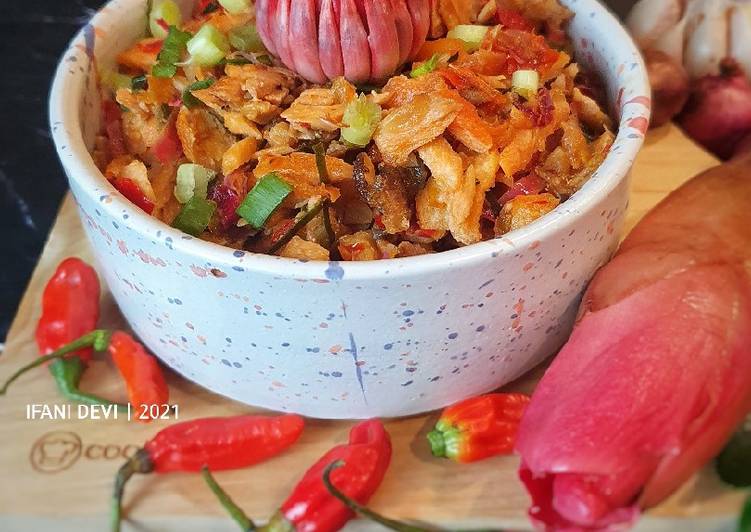 Resep masakan 334. Salmon Kecombrang Pedas | Langkah Membuat 334. Salmon Kecombrang Pedas Yang Paling Enak