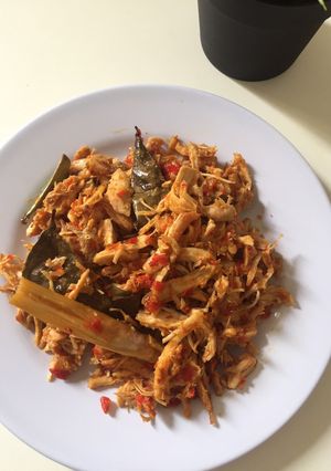 Foto resep Ayam suwir pedes by Voniwati
