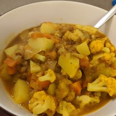 A picture of Cauliflower curry.