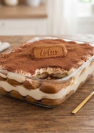 Lotus 焦糖餅乾經典提拉米蘇 的食譜成品照片