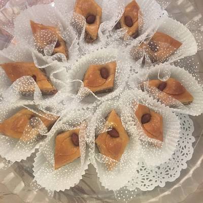 بقلاوة باللوز بالصور من Warda كوكباد