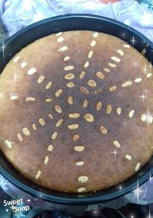 صورة لوصفة بسبوسة بشعيريه الكنافة