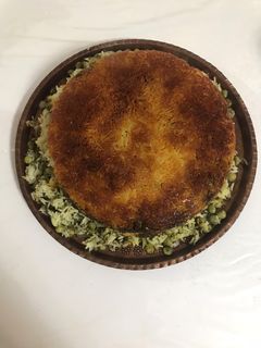 عکسی از دستور شويد نخودپلو با ماهيچه