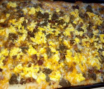 Latest Recipe Breakfast pizza Most Delicious