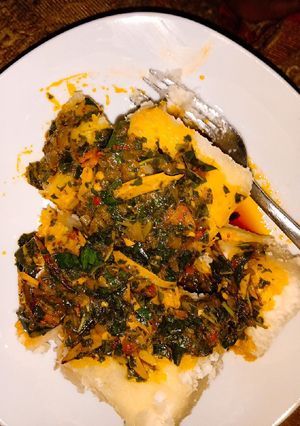 A picture of Ugba sauce.