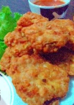 Foto resep Bakwan Jamur Tahu.