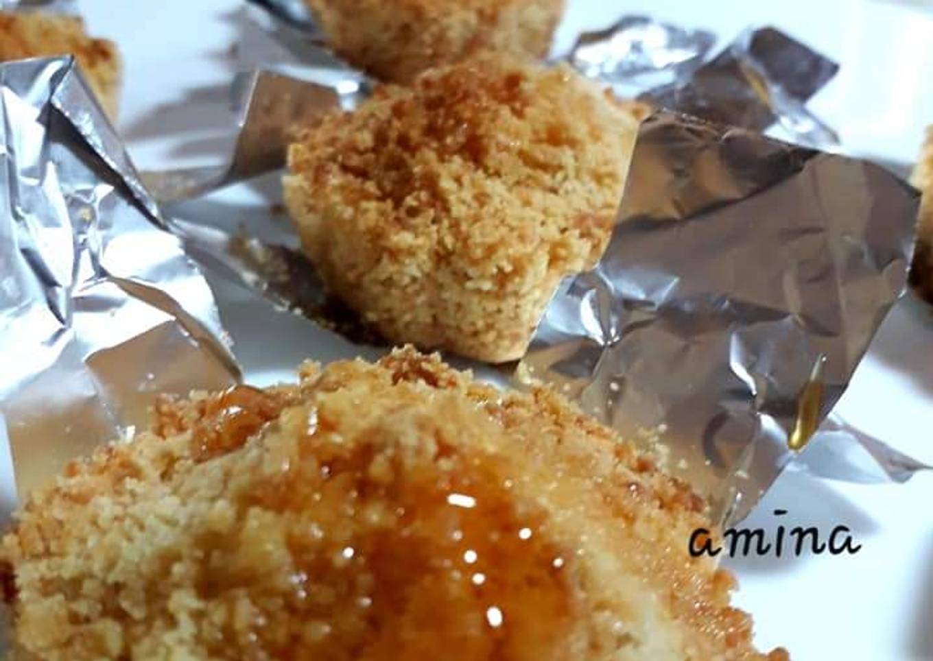 Sablés fourrées aux pommes caramélisées 😋😋