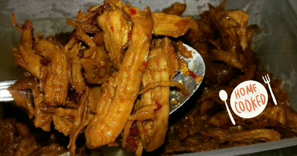 Resep Ayam suwir kecap pedas manis oleh Kay Cookpad