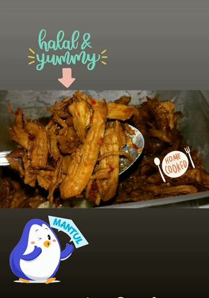 Foto resep Ayam suwir kecap pedas manis