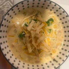 A picture of White chicken chili 🌶️.