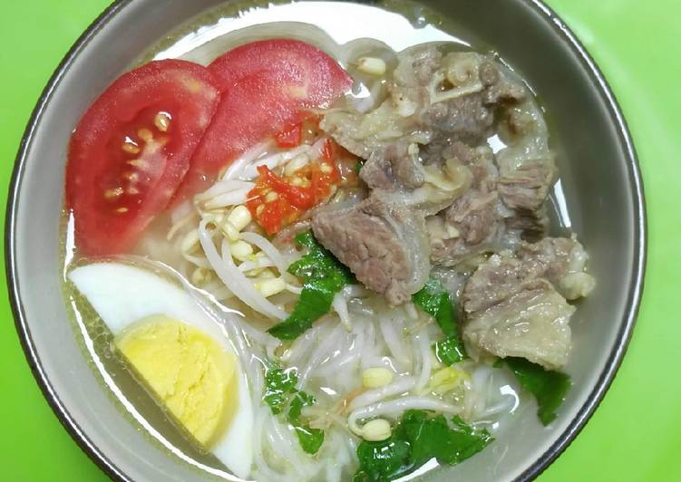 Resep Soto bening daging iga, Bikin Ngiler