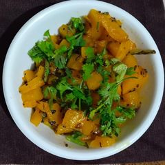 A picture of Pumpkin Stir fry.