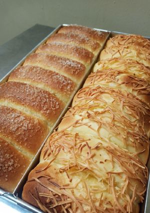 Foto resep Roti Sobek isi Kacang dan Keju