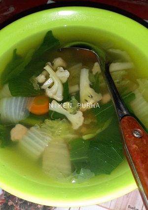 Foto resep Sop sayur pentol