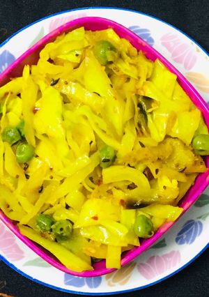 मटर पत्ता गोभी (Matar patta gobhi recipe in hindi) रेसिपी मुख्य फोटो