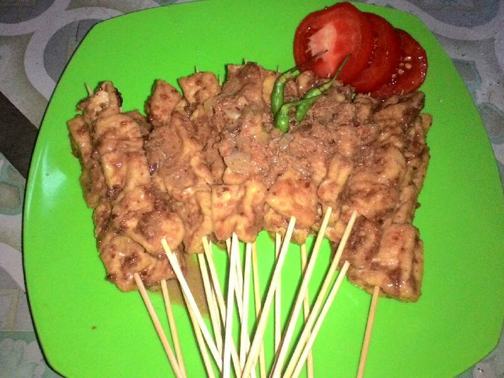 Anti Ribet, Buat Sate tahu bumbu pecel Istimewa