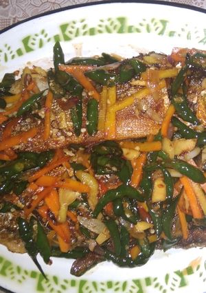 Foto resep Oseng Bandeng lombok Ijo