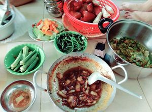 Hình của món Kho khô quẹt thịt ba chỉ mặn mòi, hao cơm, chồng con siêng ăn rau hơn!.