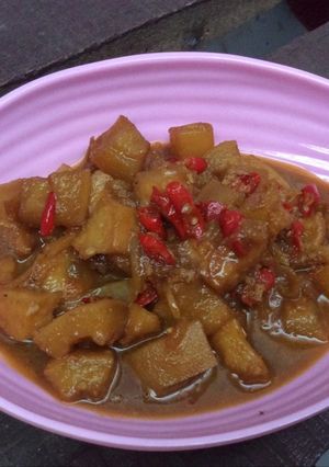 Foto resep Kikil rica-rica pedas manis