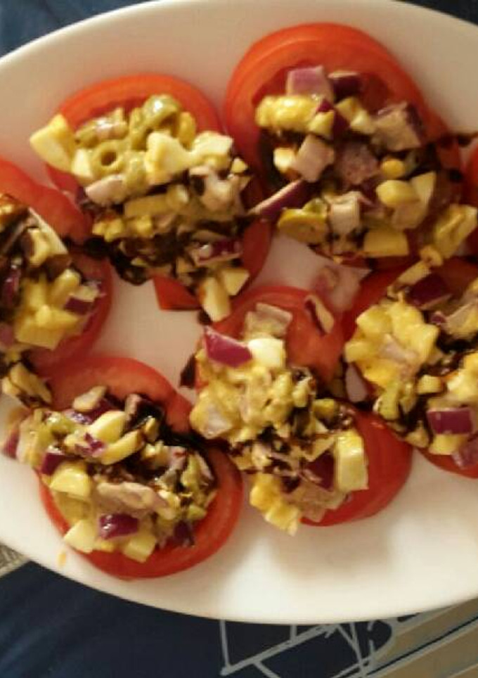 Una foto de Ensalada de tomate