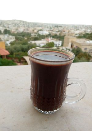 صورة لوصفة هوت شوكليت بهيك جو 👌😋