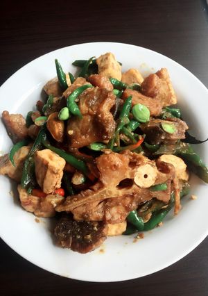 Foto resep Ikan asin cabe ijo