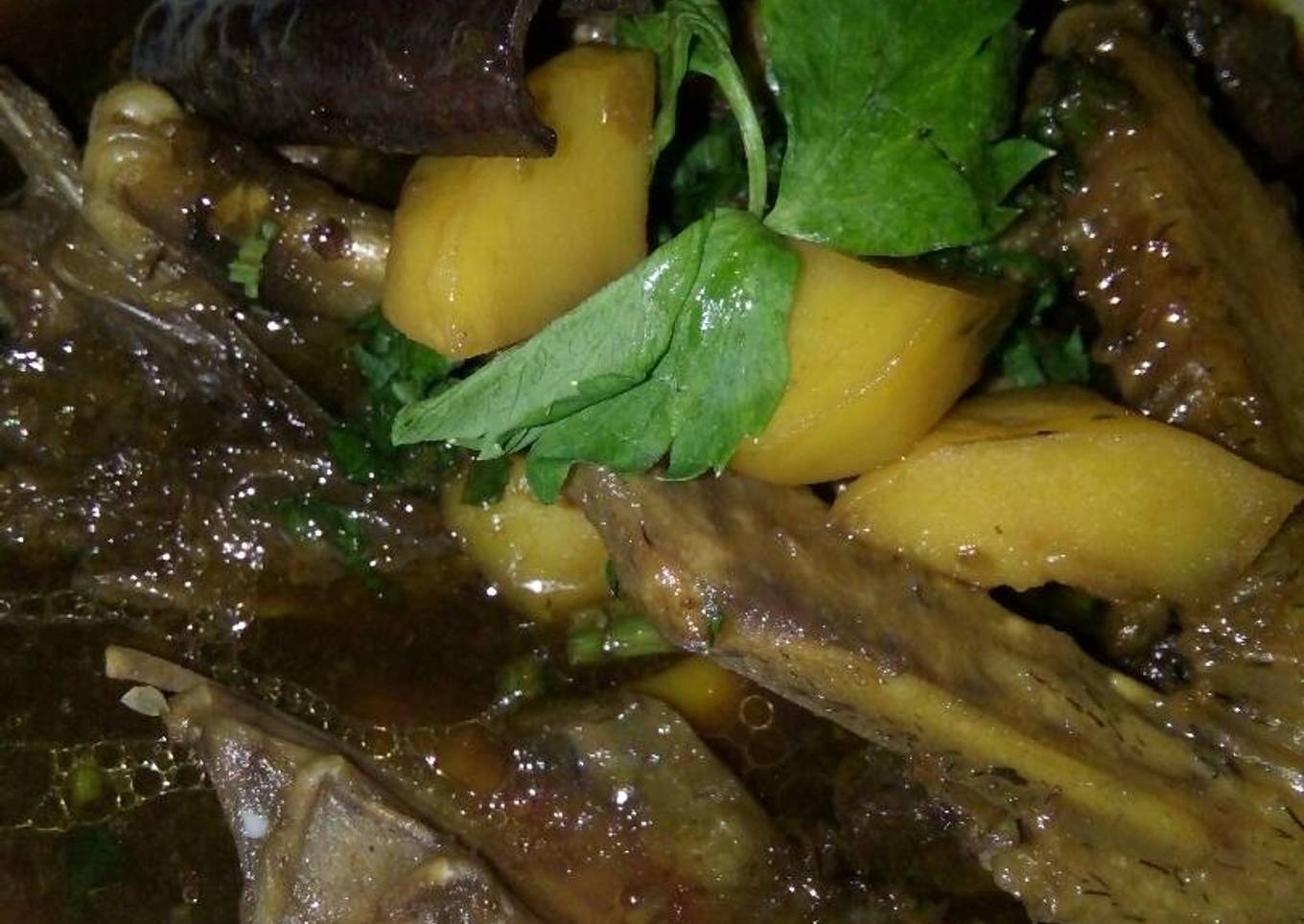 Bebek masak kecap sedaapp :)