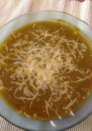 Una foto de Sopa crema de zapallo