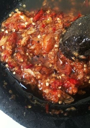 Foto resep Sambal Korek ala H. Slamet