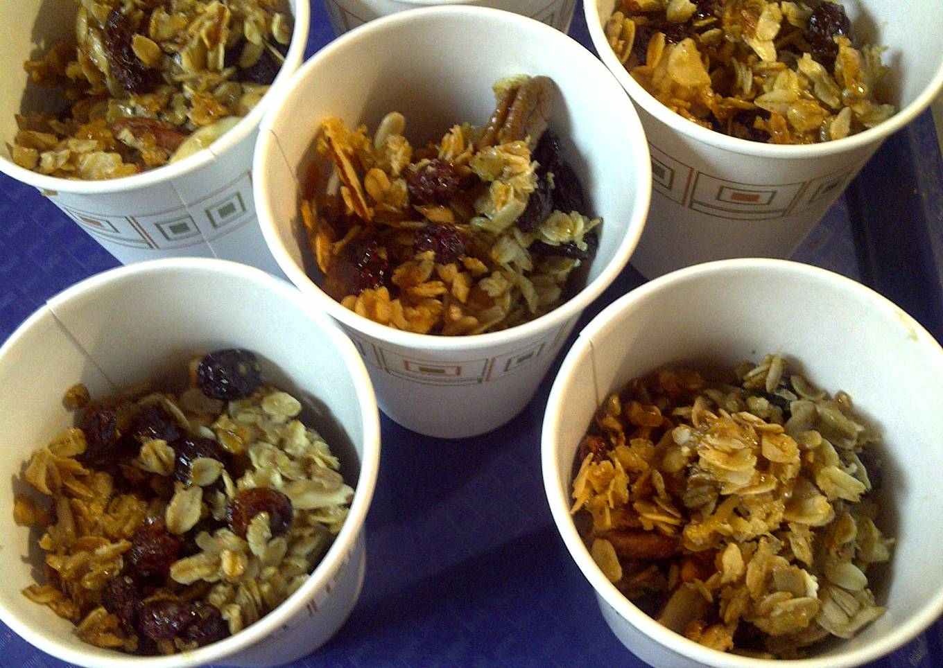 Summer of '69 Breakfast in bed at Woodstock Granola/ Happy Hippi