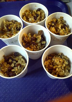 A picture of Summer of '69 Breakfast in bed at Woodstock Granola/ Happy Hippi.