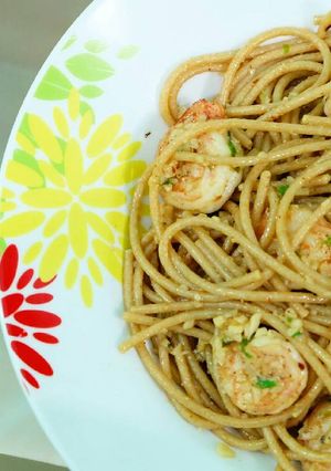 Foto resep Garlic Shrimp Spaghetti (#pr_pasta)